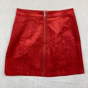 ARITZIA WILFRED red zip-up skirt *SHIPPING DISCOUNT*